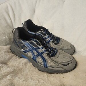 Asics Mens Gel Venture 6 T7G3N Gray Running Shoes Sneakers Size‎ 11